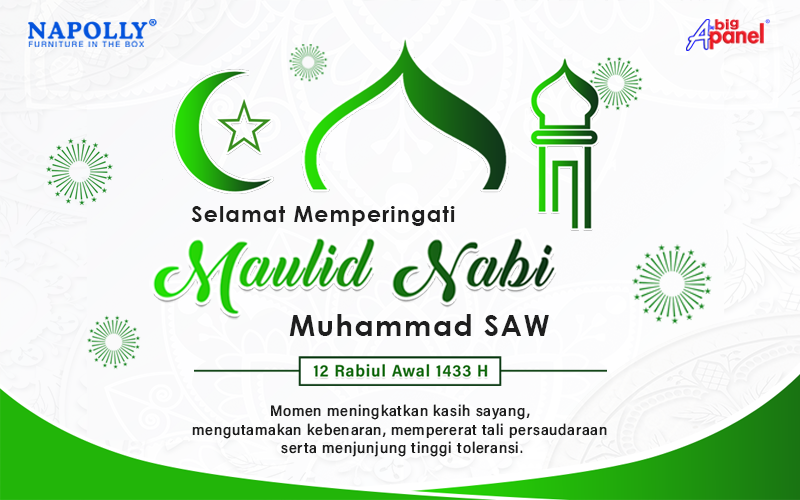 Maulid Nabi Muhammad SAW, 12 Rabiul Awal 1443 H Napolly Official Website