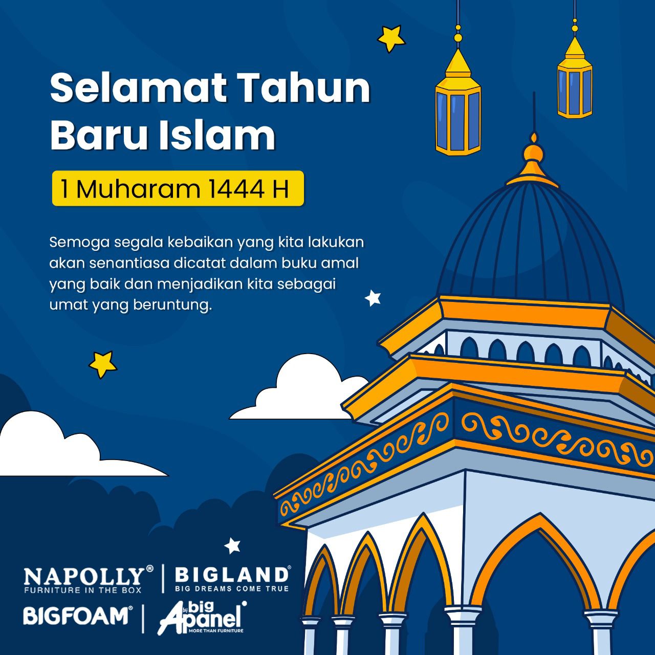 Tahun Baru Islam 1 Muharam 1444 H.